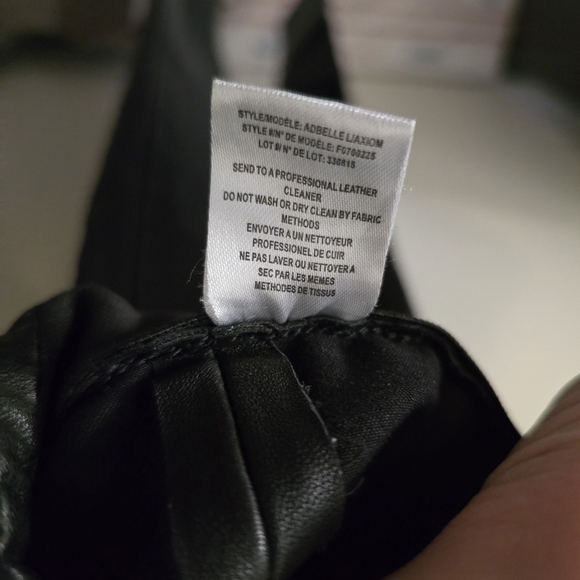 Theory Adbelle Lambskin Skinny Legging Black - Picture 7 of 7